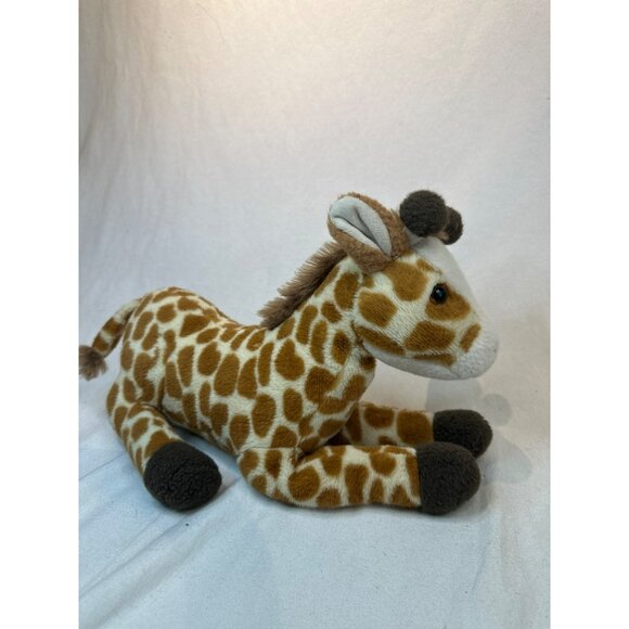 Toys R Us Giraffe Plush Toy 12" Soft Stuffed Animal Brown & White Realistic - Picture 2 of 4
